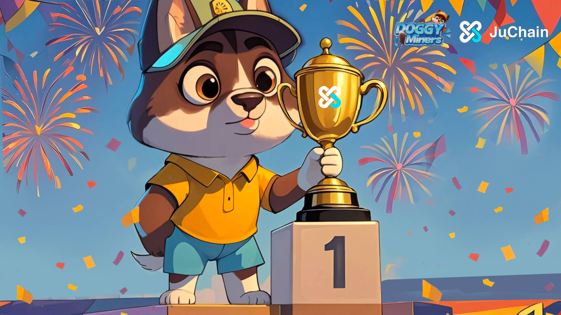 Dog Miner won the championship in the Juchain Hackathon and reached a deep strategic partnership with Juchain.